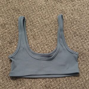 TNA Ribbed Sports Bra in Blue